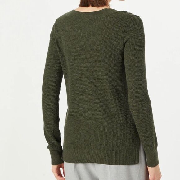 Gap Bella Green Textured V-Neck Sweater - Picture 2 of 11